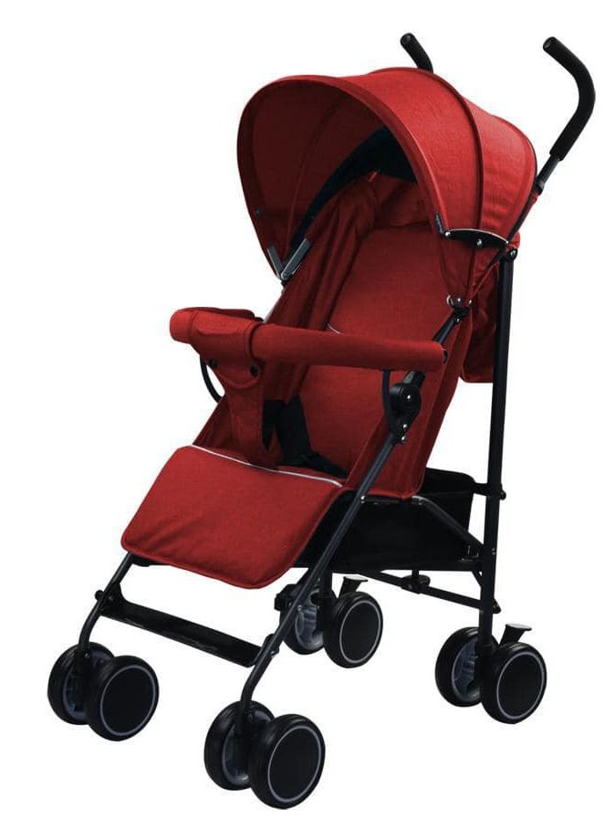 بيبي كارا عربية أطفال بمسند ظهر قابل للتعديل وخفيفة الوزن بإطار حديث ومضغوط - Image 2