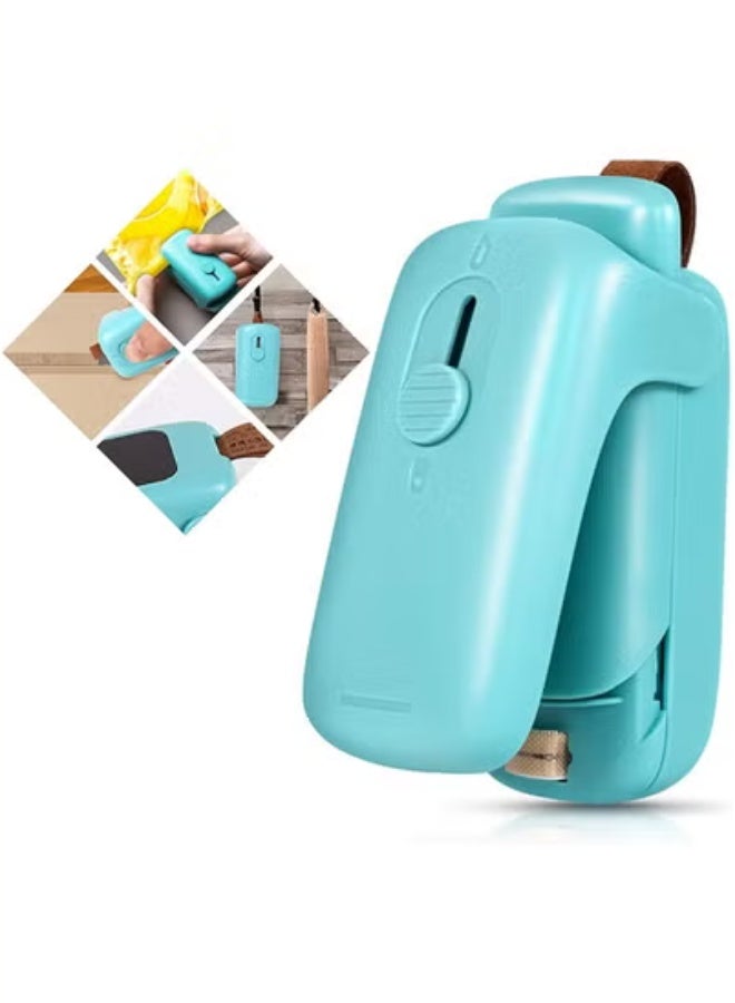 General Mini Bag Sealer, Handheld Heat Vacuum Sealer, 2 in 1 Sealer and Cutter with Lanyard, Portable Resealer Machine for Plastic Bags Food Storage Snacks Freshness  - Image 1
