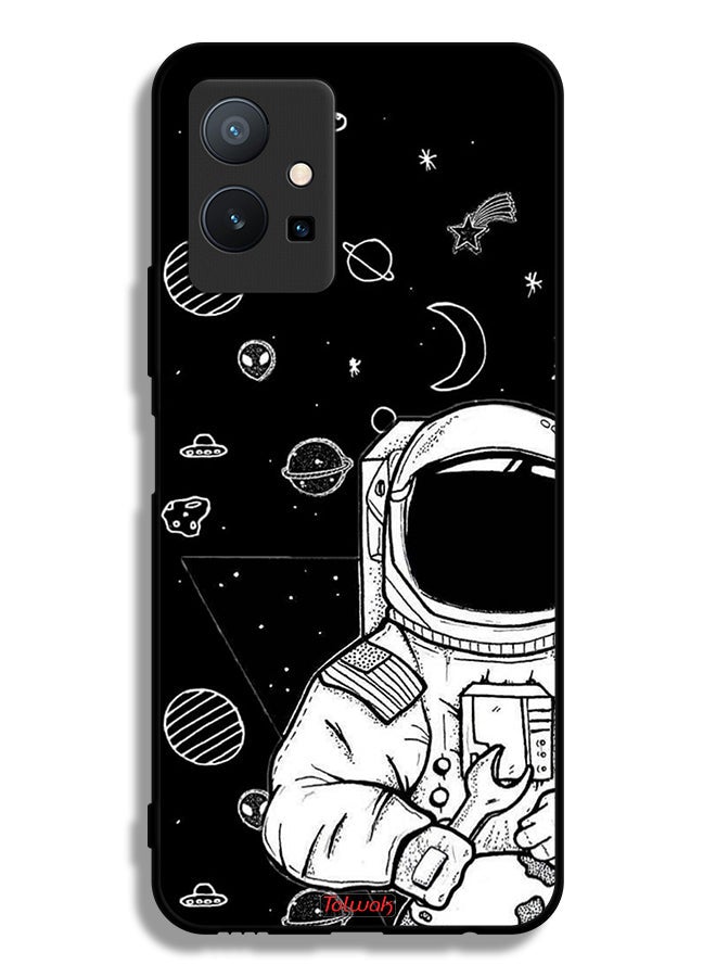Tolwak Vivo T1 5G Protective Case Cover Astronaut Art - Image 2