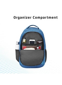 Safari Safari Omega spacious/large laptop backpack with Raincover, college bag, travel bag for men and women, Teal, 30 Litre  - Image 4