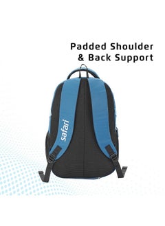 Safari Safari Omega spacious/large laptop backpack with Raincover, college bag, travel bag for men and women, Teal, 30 Litre  - Image 5