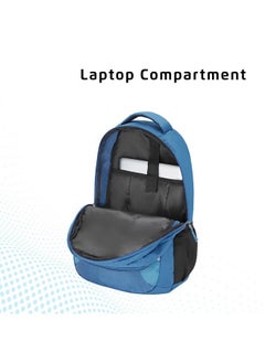 Safari Safari Omega spacious/large laptop backpack with Raincover, college bag, travel bag for men and women, Teal, 30 Litre  - Image 3