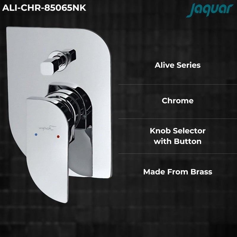 JAQUAR ALIVE Series Normal Flow Concealed Fitting 2 WAY DIVERTER Chrome ALICHR85065MK Compatible Inwall part ALD065N is sold separately - Image 3