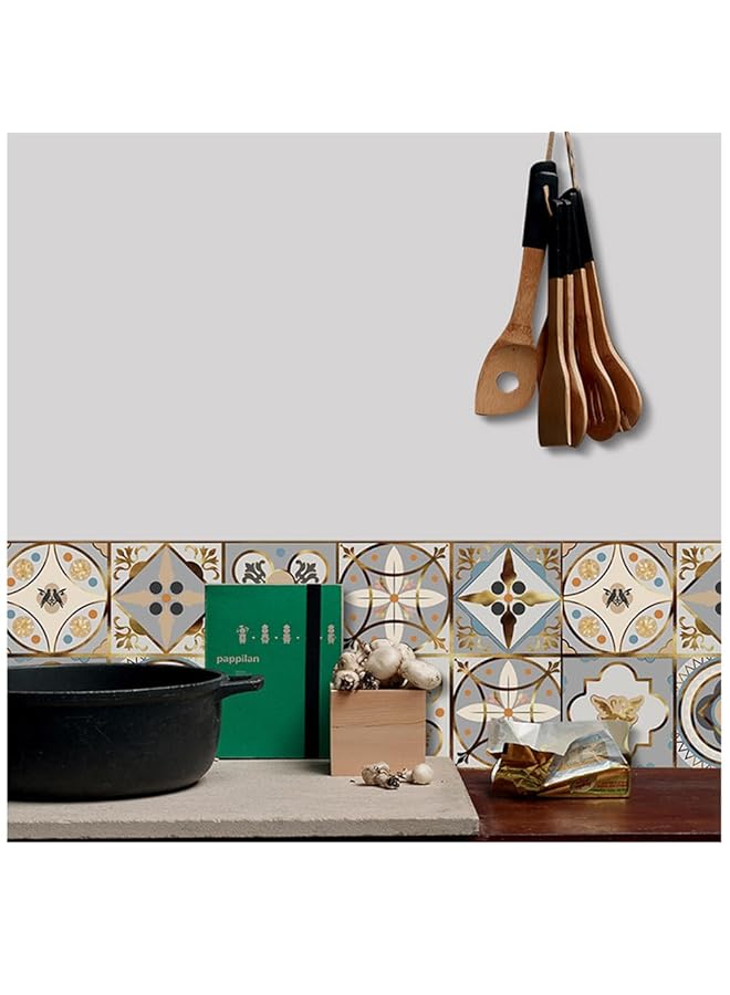 إيروريكس 10 قطع ملصقات بلاط الحائط DIY 3D لوحات الحائط ذاتية اللصق للماء لاصق الطوب خلفيات المطبخ الحمام ملصقات بلاط الحائط للمطبخ الحمام غرفة المعيشة غرفة النوم ديكور جدار المنزل 20*20 سم ارتفاع 46 - Image 1