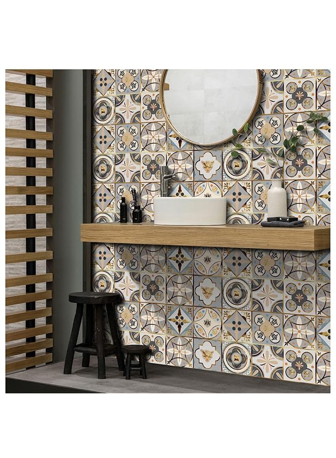 إيروريكس 10 قطع ملصقات بلاط الحائط DIY 3D لوحات الحائط ذاتية اللصق للماء لاصق الطوب خلفيات المطبخ الحمام ملصقات بلاط الحائط للمطبخ الحمام غرفة المعيشة غرفة النوم ديكور جدار المنزل 20*20 سم ارتفاع 46 - Image 5