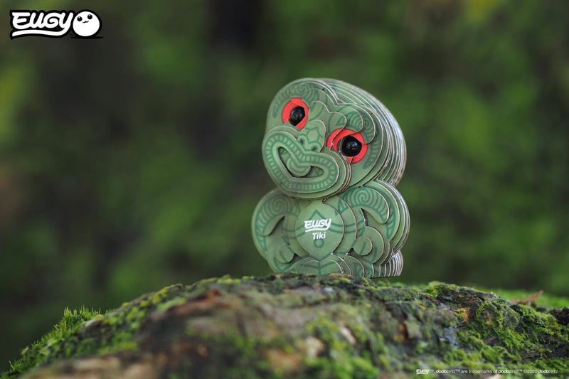 EUGY Set product combo compatible EUGY 030 Tiki Eco-Friendly 3D Paper Puzzle [New Seal] Long use oriented quality - Image 4