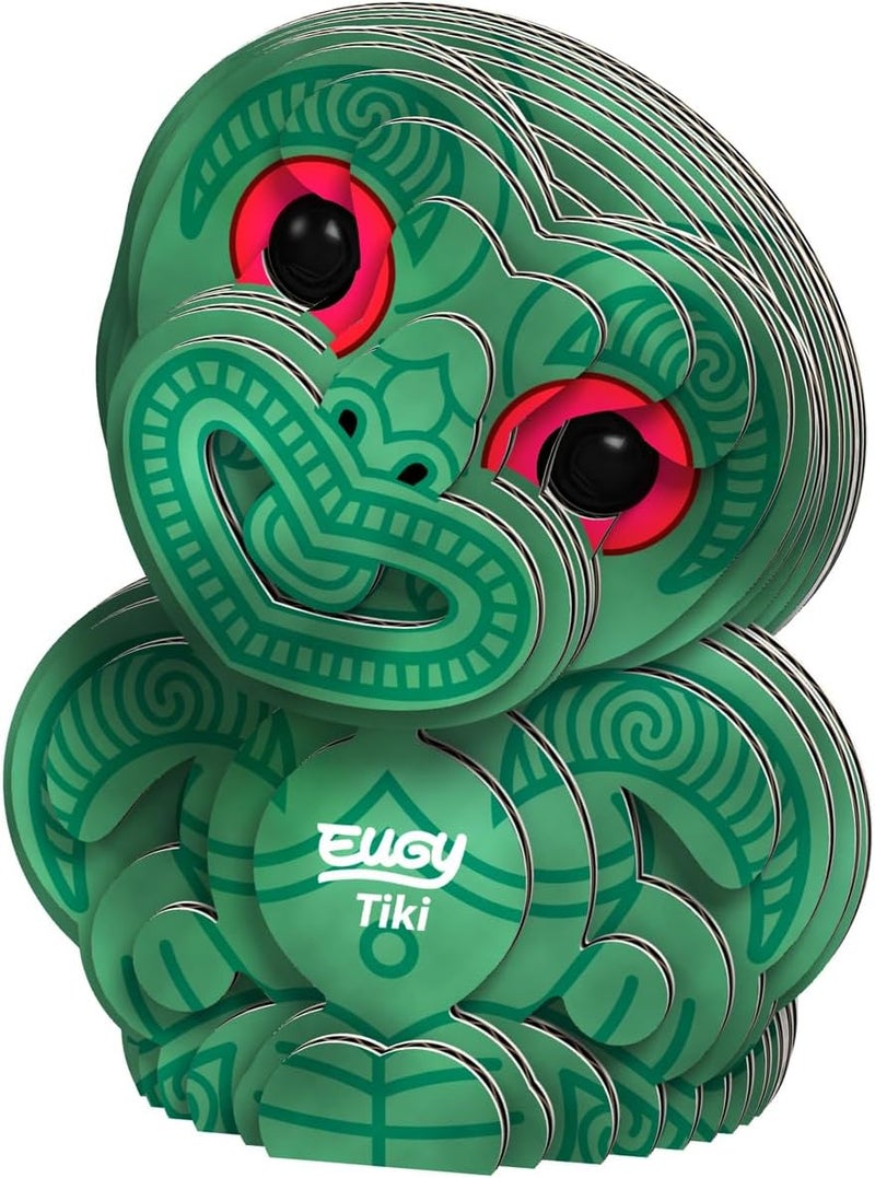 EUGY Set product combo compatible EUGY 030 Tiki Eco-Friendly 3D Paper Puzzle [New Seal] Long use oriented quality - Image 1