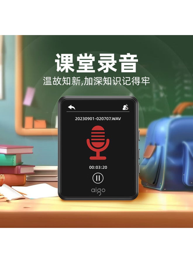 aigo Mp3/mp4 Player Lossless Music Walkman 2.4-inch Bluetooth External Speaker Sound Dictionary - Image 5