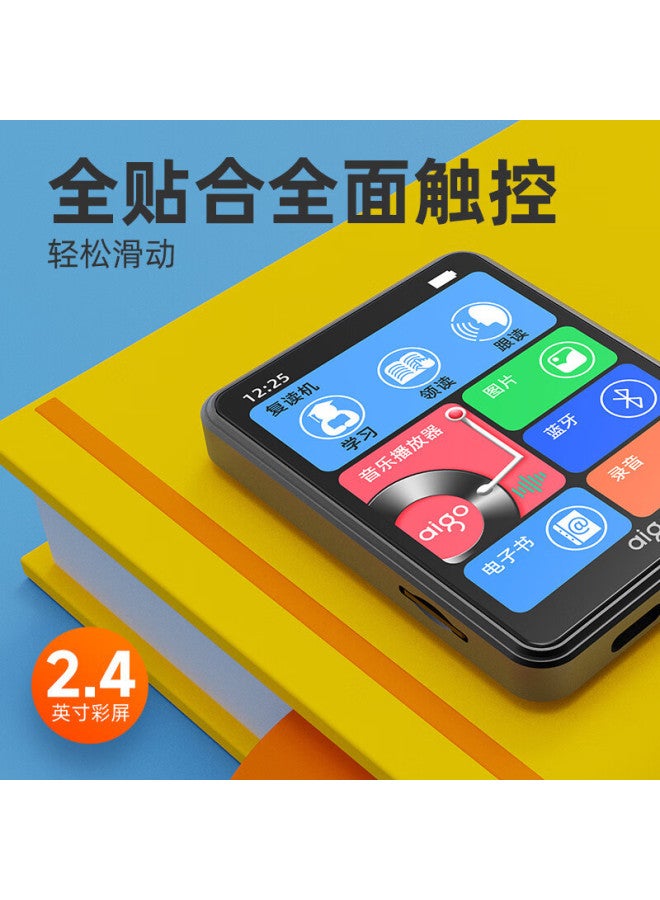aigo Mp3/mp4 Player Lossless Music Walkman 2.4-inch Bluetooth External Speaker Sound Dictionary - Image 2