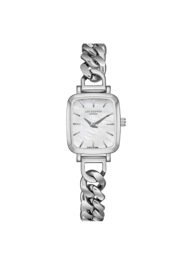Lee Cooper Women's Analog Display Watch With Silver Metal Strap - LC08130.320