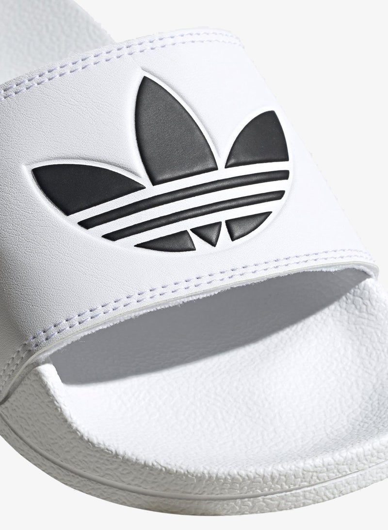 adidas Originals adidas ADILETTE LITE J White Originals Kids Slides - Image 2