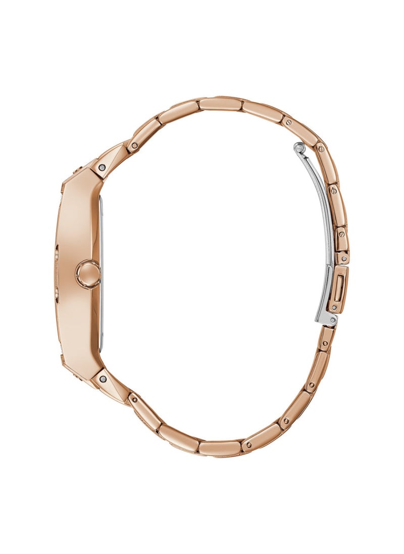 GUESS - Womens Phoenix RoseGold paved with crystals watch GW0104L3 - Image 1