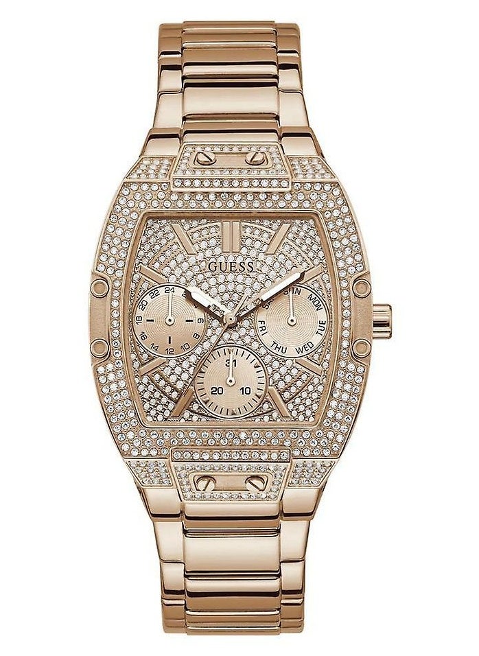 GUESS - Womens Phoenix RoseGold paved with crystals watch GW0104L3 - Image 1