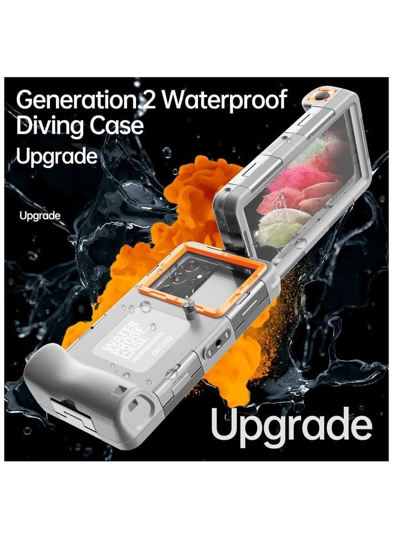 General - IP68 Waterproof Case for iPhone 16 / Plus/Pro/Pro Max,Universal Diving Underwater Phone Case Sealed Underwater Photography Protective Cover Suitable for Swimming & Diving - Image 1