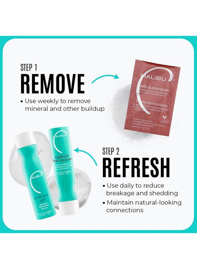 Malibu C Replenish Hair Masque (33.8 Oz) Ultra Hydrating Deep Conditioner For Hair Repair Reparative Formula With Avocado Oil For All Hair Types - Image 3
