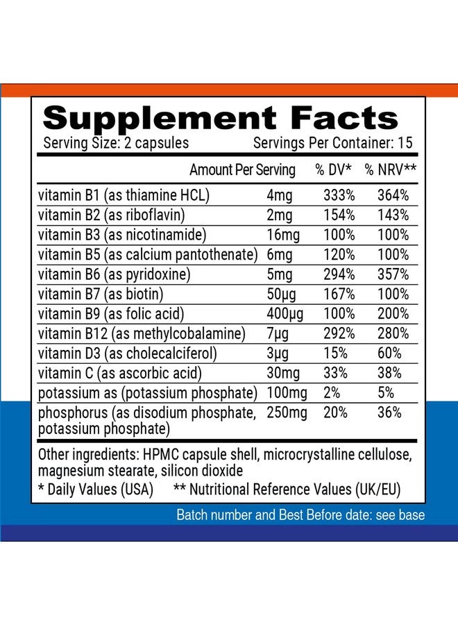 Nutri-Align Fasting Refeed Multivitamin | 30 Fasting Multi Vitamin Capsules | Multivitamin for Men & Women | Vitamin B Complex, Phosphorus & Vitamin D & C Fasting Multivitamins | Gluten Free - Image 2