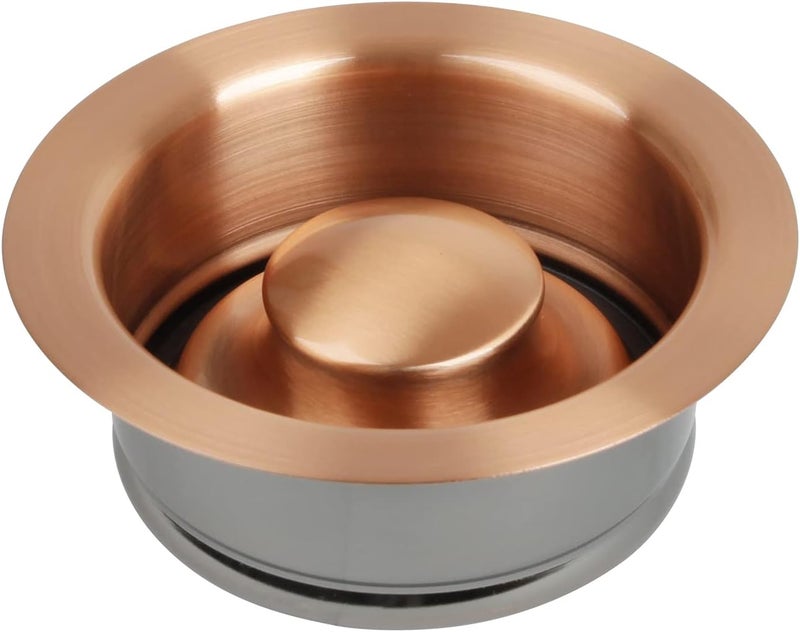 Akicon Kitchen Sink Copper Finish Garbage Disposal Flange Stopper, One Size Disposal Rim, Fit 3-1/2 Inch Standard Sink Drain Hole - Image 1