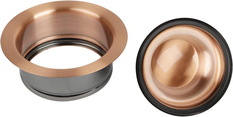 Akicon Kitchen Sink Copper Finish Garbage Disposal Flange Stopper, One Size Disposal Rim, Fit 3-1/2 Inch Standard Sink Drain Hole - Image 2