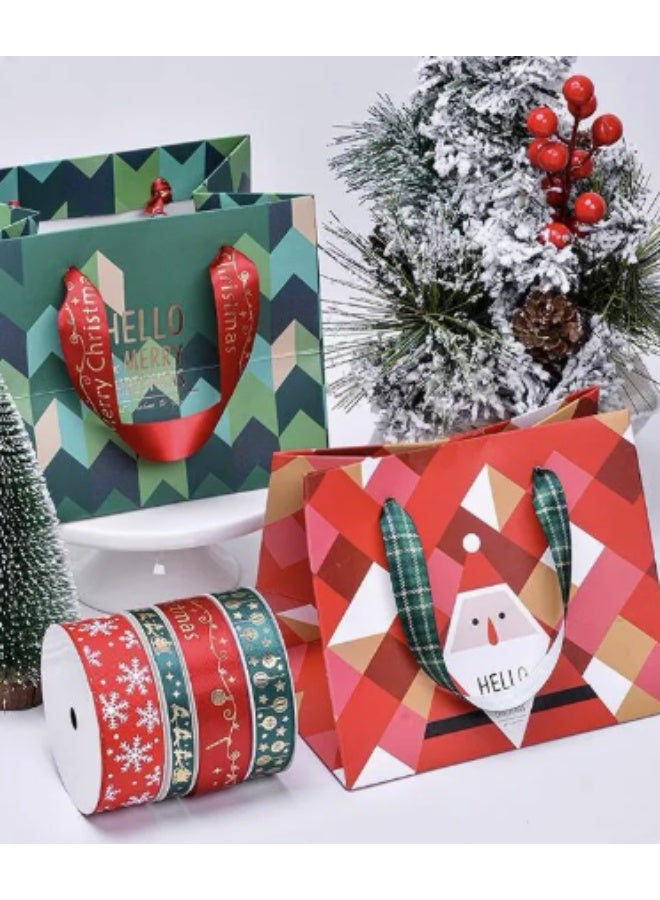 Christmas ribbon, Christmas gift wrapping ribbon for decorating gift wrapping, 270 cm, 1 piece - Image 3