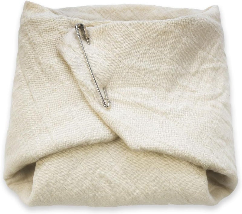 OsoCozy Organic Muslin Flat Cloth Diapers  Made of Ecologically Friendly Soft Absorbent Double Layered 100 Organic Cotton 6 Pack OneSize Fits 1230 Pounds - Image 3
