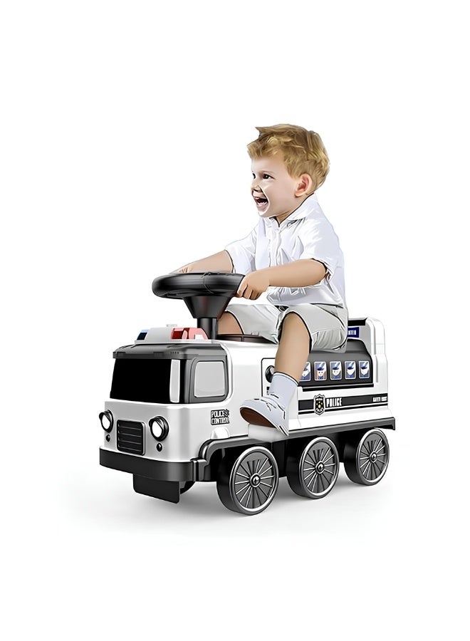 Dearbong Police Truck Adventure 2 in1 Ride on sliding car - 2021222 - Image 2