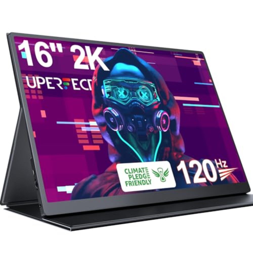 Generic Generic Portable Gaming Monitor 2560x1600 Qhd Hdr Freesync Laptop Screen And Smart Case Matte Ips Eye Care External Second Display For Phone Game Console 16 inch Z0E88D11480E1C842C55BZ