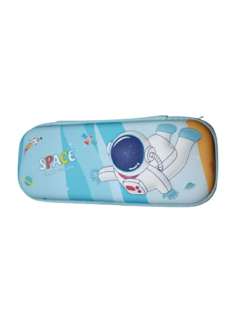 3D Pencil Case High Quality 3D Pencil Cases and Bags for Boys Girls, Embrace Adventure with Vibrant Colors in High Quality (Spaceman) (Large Spaceman (Light Blue)) - Image 1