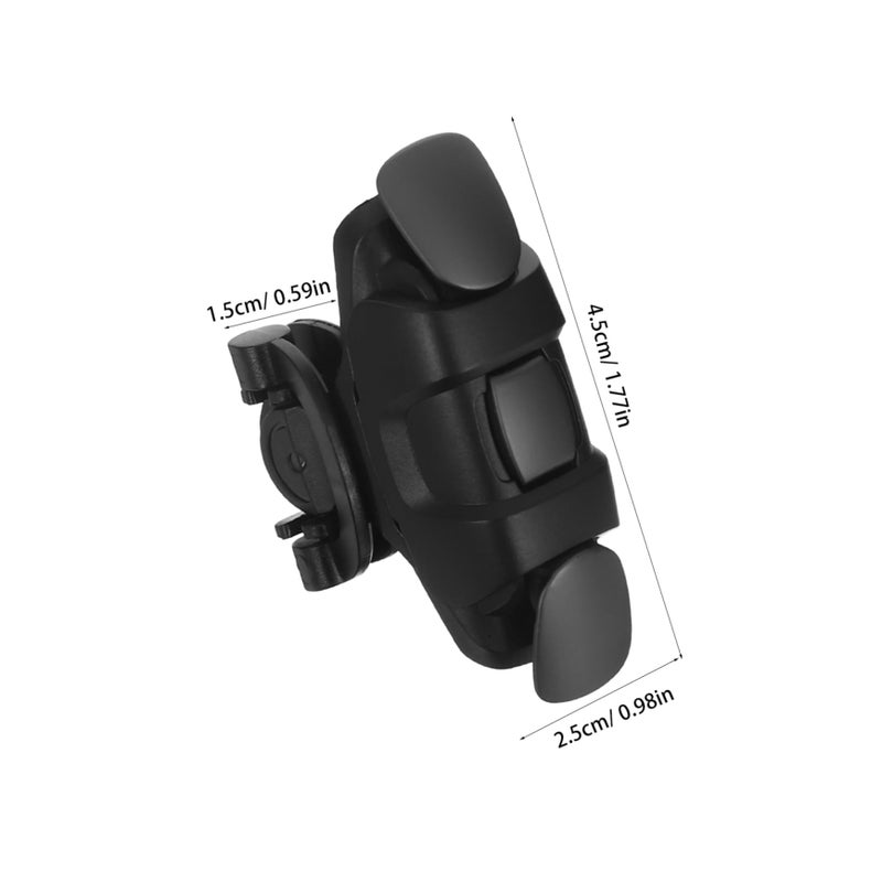 2Pcs Black Plastic Phone Gaming Triggers Tablet Mobile Game Controller Accessories - Image 3
