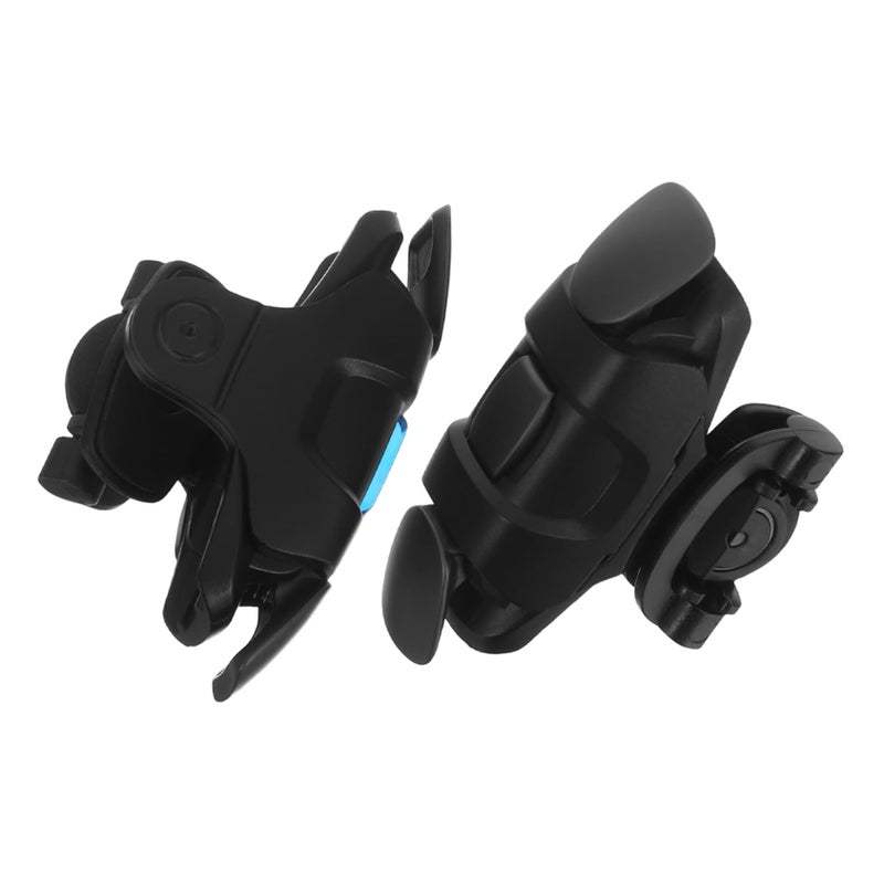 2Pcs Black Plastic Phone Gaming Triggers Tablet Mobile Game Controller Accessories - Image 2