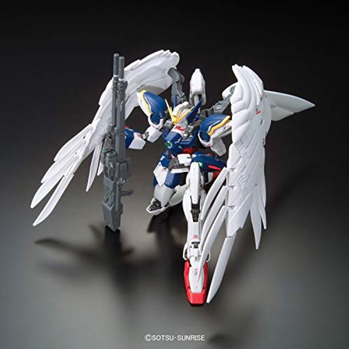 BANDAI SPIRITS Bandai Hobby Gundam Wing Real Grade 1/144 Endless Waltz 17 Wing Gundam Zero Model Kit - Image 3