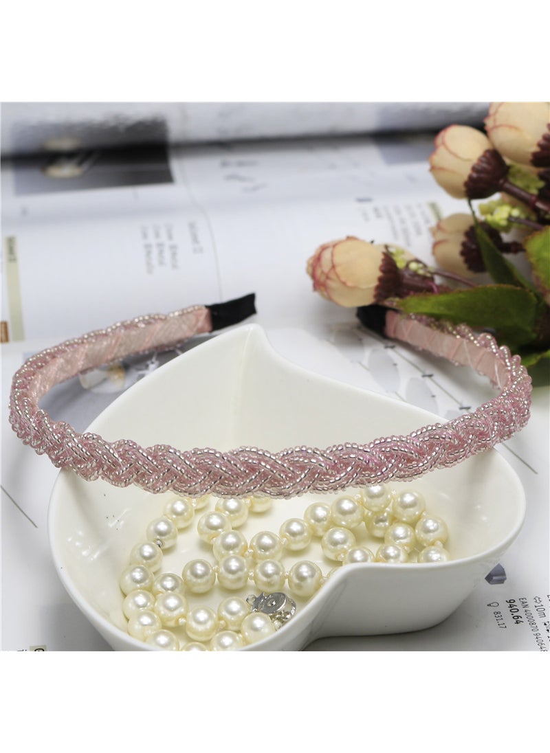 1 x 5 pcs Korean Beaded Braided Hairband Elegant Pearl Headband Light pink I3108 - pzsku/Z0E89039FB3F3CD6B76E2Z/45/_/1732631033/184aeecc-5b57-42e2-9fd6-309c6e1ec6a0