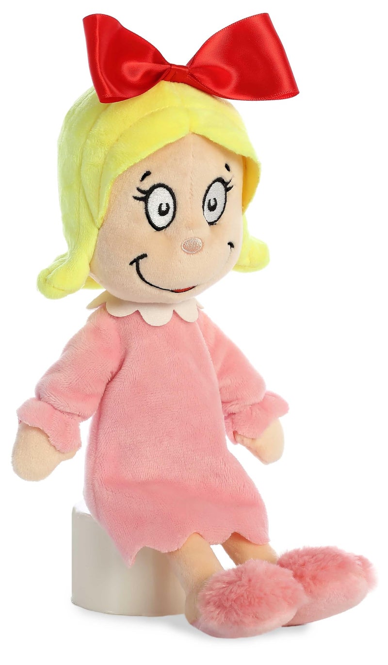 AuroraÂ® Whimsical Dr. Seussâ„¢ Cindy Lou Who Stuffed Animal - Officially Licensed Plush for Imaginative Play - Perfect for Kids and Adults - Multicolor 12 Inches - Image 1