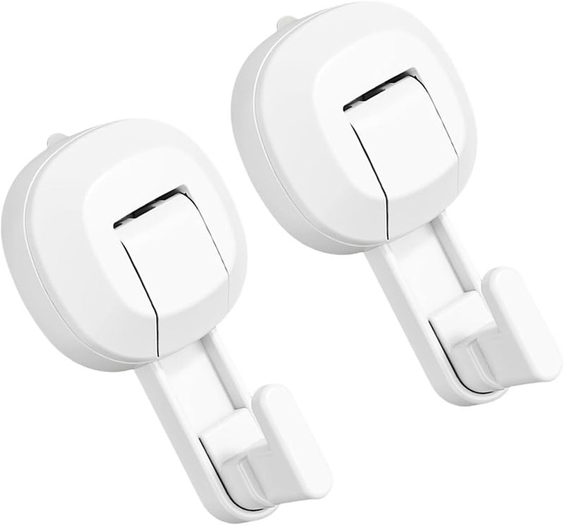 خطافات الشفط البيضاء المقاومة للماء، علاقة التفريغ للمطبخ والحمام ودش الحائط المثبتة على الحائط - Image 1