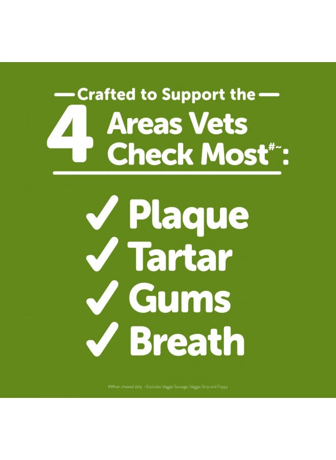 WHIMZEES by Wellness Stix Natural Dental Chews for Dogs, 3X Longer Lasting & Grain-Free, Freshen Breath & Fight Plaque & Tartar, Medium Breed, 14 Count