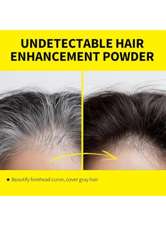 Sevich Root Touch up, Hairline Powder with Brush, Instantly Conceals Hair Loss, Thinning Gray Hair Shadow Toppers for Women u0026 Men, 48H Makeup Lasting, 8g Large Capacity - Image 3