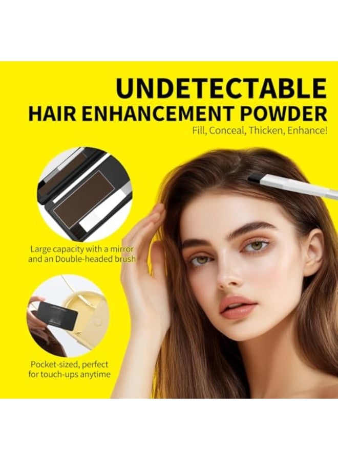 Sevich Root Touch up, Hairline Powder with Brush, Instantly Conceals Hair Loss, Thinning Gray Hair Shadow Toppers for Women u0026 Men, 48H Makeup Lasting, 8g Large Capacity - Image 2