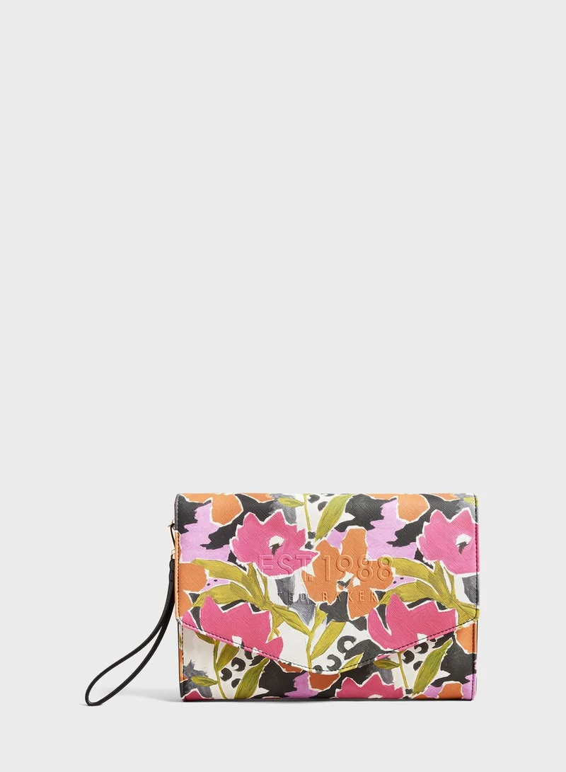 Ted Baker Magnoly Printed Magnolia Pouch