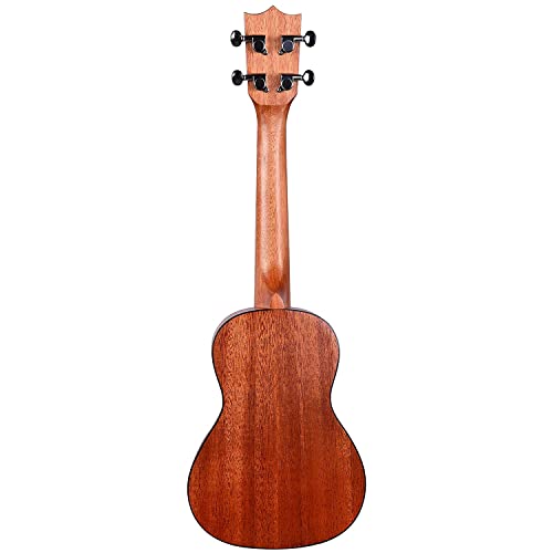 Kadence Concert Ukulele - Spruce Top Wooden for Beginners (Acoustic, Beige) - for Adults, Kids, Players or Professionals - With Bag - Image 4