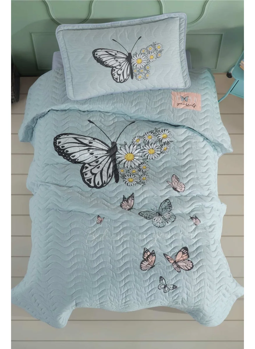 كلاسي Ranforce Bedspread Single Daisy Love V1 Mint