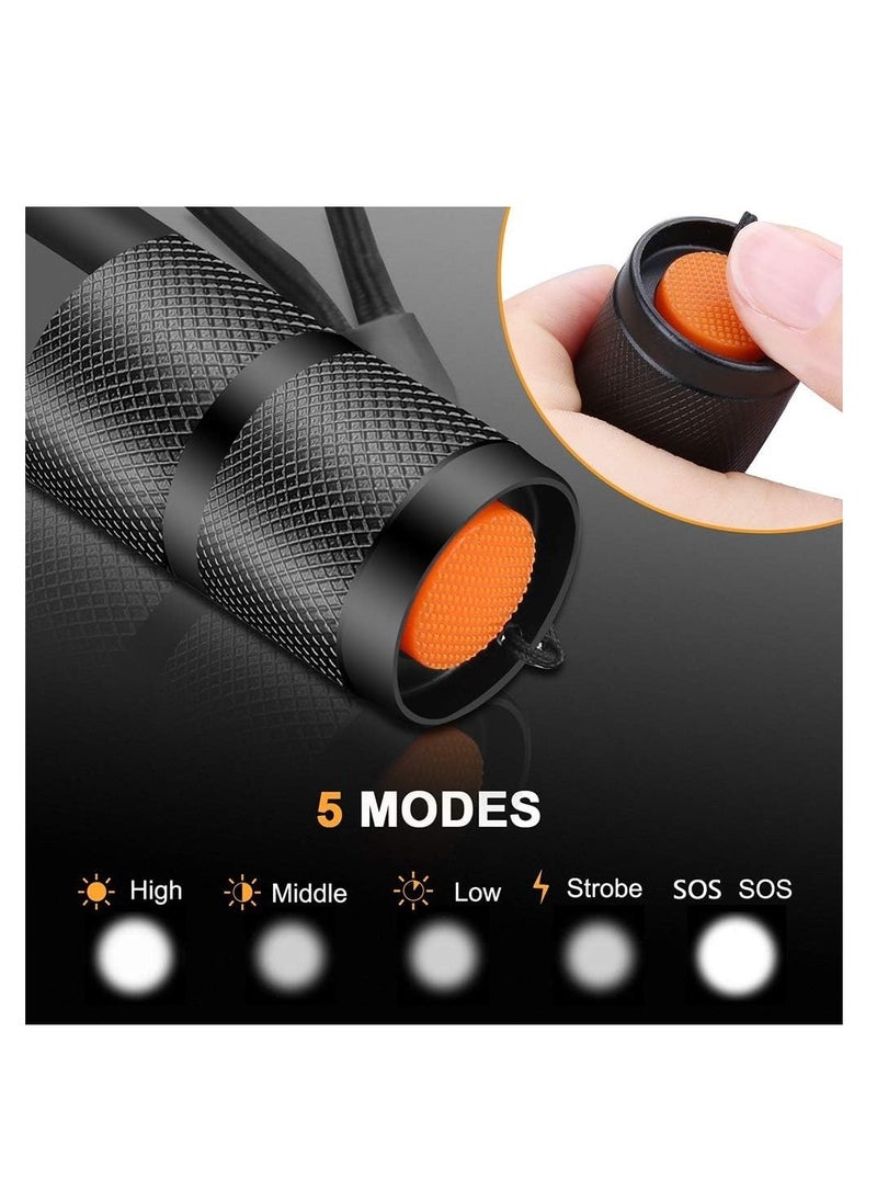 ARCOON - ARCOON Ultra-Bright Flashlights, 2000 Lumens XML-T6 LED Tactical Flashlight, Zoomable Adjustable Focus, IP65 Water-Resistant, Portable, 5 Light Modes for Indoor and Outdoor,Camping,Emergency,Hiking (1 Pack) - Image 1