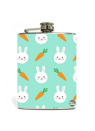 Designer Hip Flask 7 Oz Nutcase RABIT and Carrot - pzsku/Z0E895B2816F44CE20D37Z/45/1748242508/a553b4e8-b718-44da-9e68-74b3aaf20f39