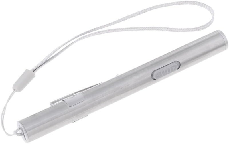 klarako Rechargeable Mini LED Pen Light Double Lamp Bead Flashlight Outdoor Penlight - Image 5