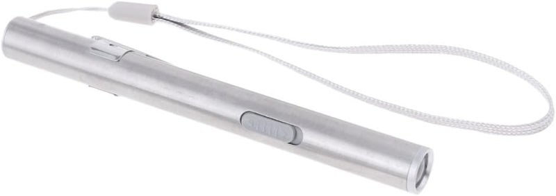 klarako Rechargeable Mini LED Pen Light Double Lamp Bead Flashlight Outdoor Penlight - Image 1