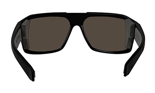 BOMBER MEGA Bomb M103GM Safety Sunglasses for Men with Matte Black frame, Green Mirror Safety Sunglass lens, Non-Slip foam lining, ANSI Z87+ Compliant, UV Protection - M103GM - Image 3