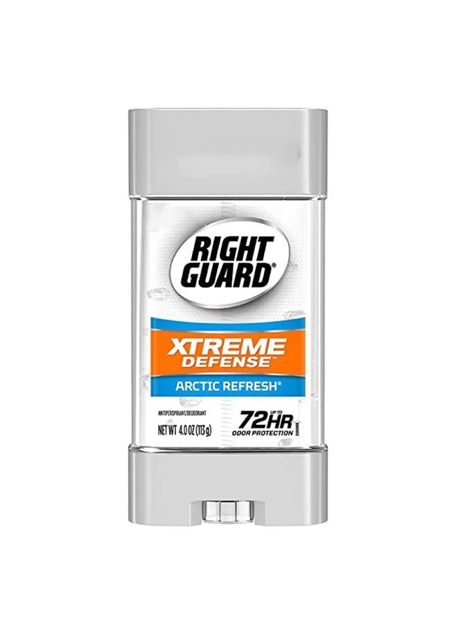 Right Guard Xtreme Defense Antiperspirant Deodorant Gel, Arctic Refresh, 4 Ounce (Pack of 4) - Image 1