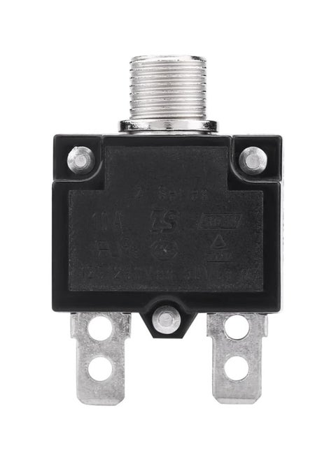 AC 125/250V Reset Thermal Switch Circuit Breaker Over Current Overload Protector for Generator(10A)