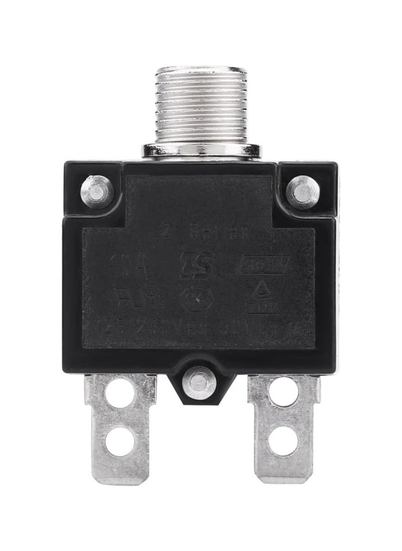 Generic - AC 125/250V Reset Thermal Switch Circuit Breaker Over Current Overload Protector for Generator(10A) - Image 1