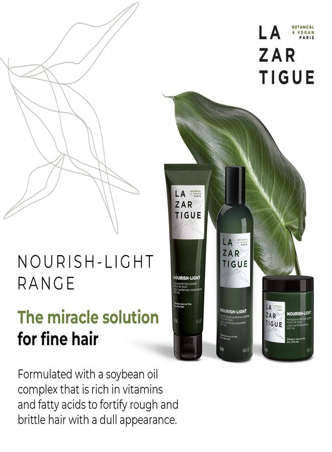 Lazartigue Nourish Light Conditioner, Botanical & Vegan, Silicone-Free, Soybean Oil Enriched, Lightweight Hydration for Dry, Fine Hair, Vegan, Sulfate & Silicone Free, 5.1 Fl Oz - Image 5