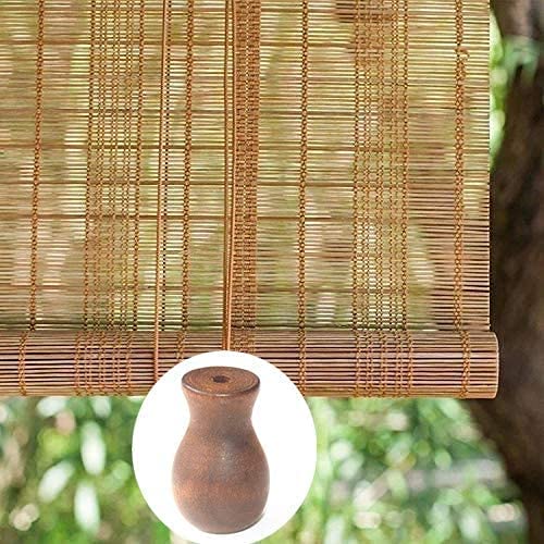Cutelec 10pcs Real Wood Cord Tassels Brown Tassels for Window Blinds Brown Cord Knobs Wooden Hanging Ball Pulls for Curtain Craft - Image 5