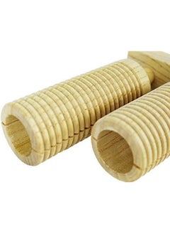 Megarya Megarya Two Tones Wooden Agogo With Drumstick  - Image 3